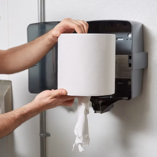 Ulive-High-Quality-White-Disposable-Center-Pull-Paper-Towel-Centrefeed-Hand-Towel Centerfeed Paper Towels