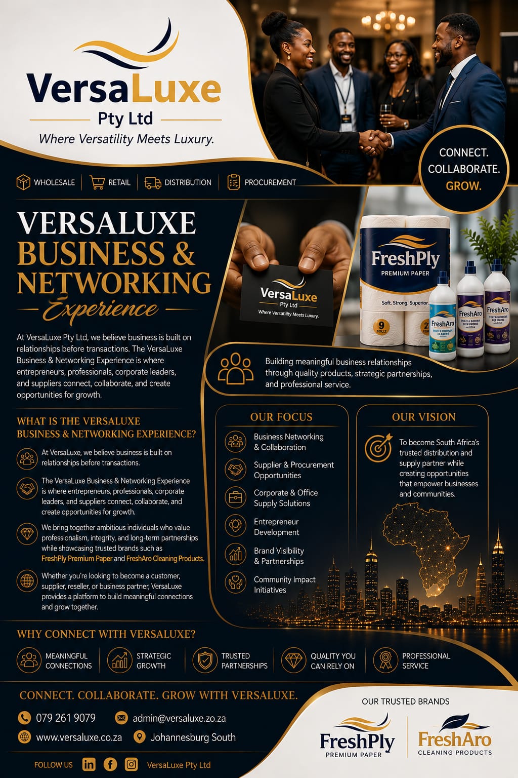 VBNE — VersaLuxe Business & Networking Experience