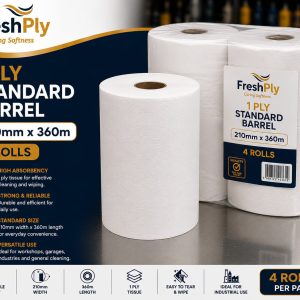 1 Ply Standard Barrel ( 210mm x 360 m )